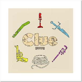 Vintage Style - Clue Movie T-Shirt Posters and Art